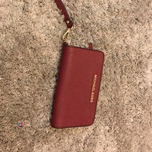 Michael Kores Wristlet Wallet